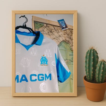 Cadre photo - Maillot Olympique de Marseille 2026