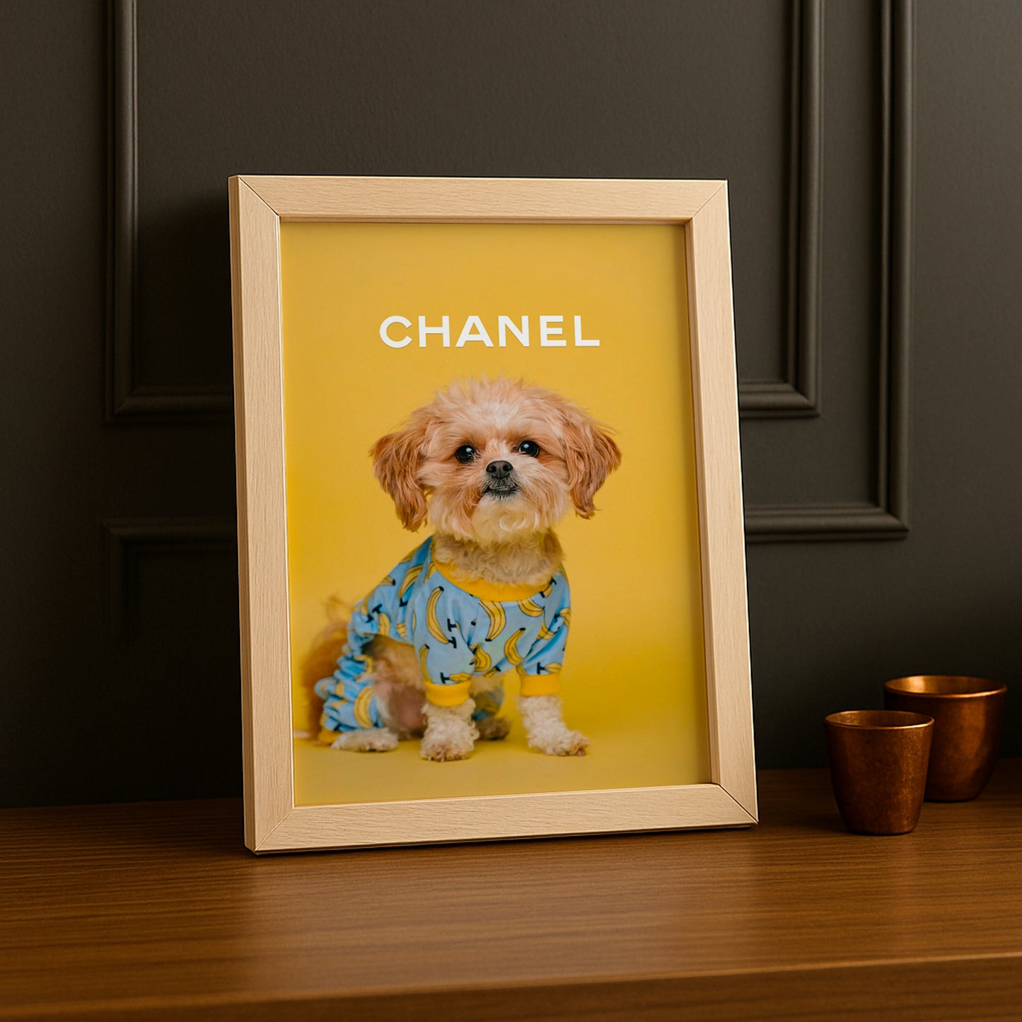 Poster Photo Chanel - Little Dog
