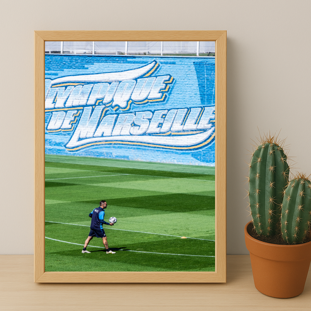 Poster encadrée Olympique de Marseille - Wall