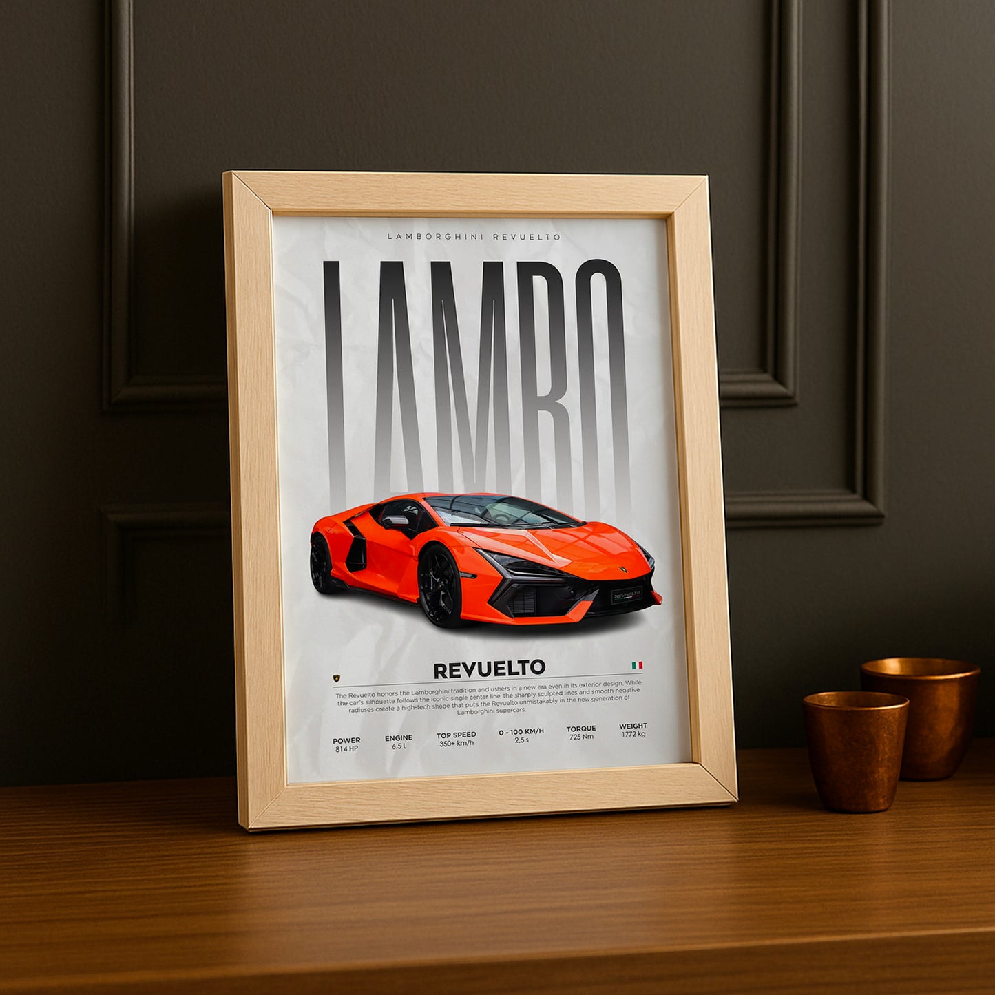 Cadre photo Lamborghini Revuelto