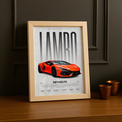 Cadre photo Lamborghini Revuelto