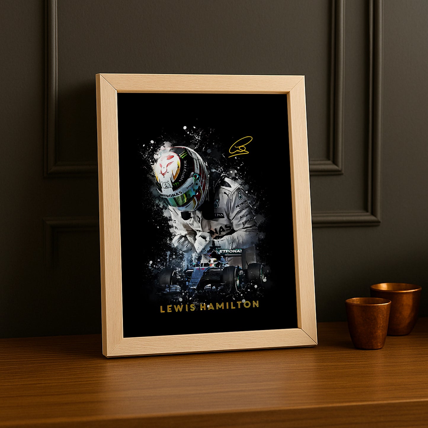 Cadre photo Lewis Hamilton Formula 1