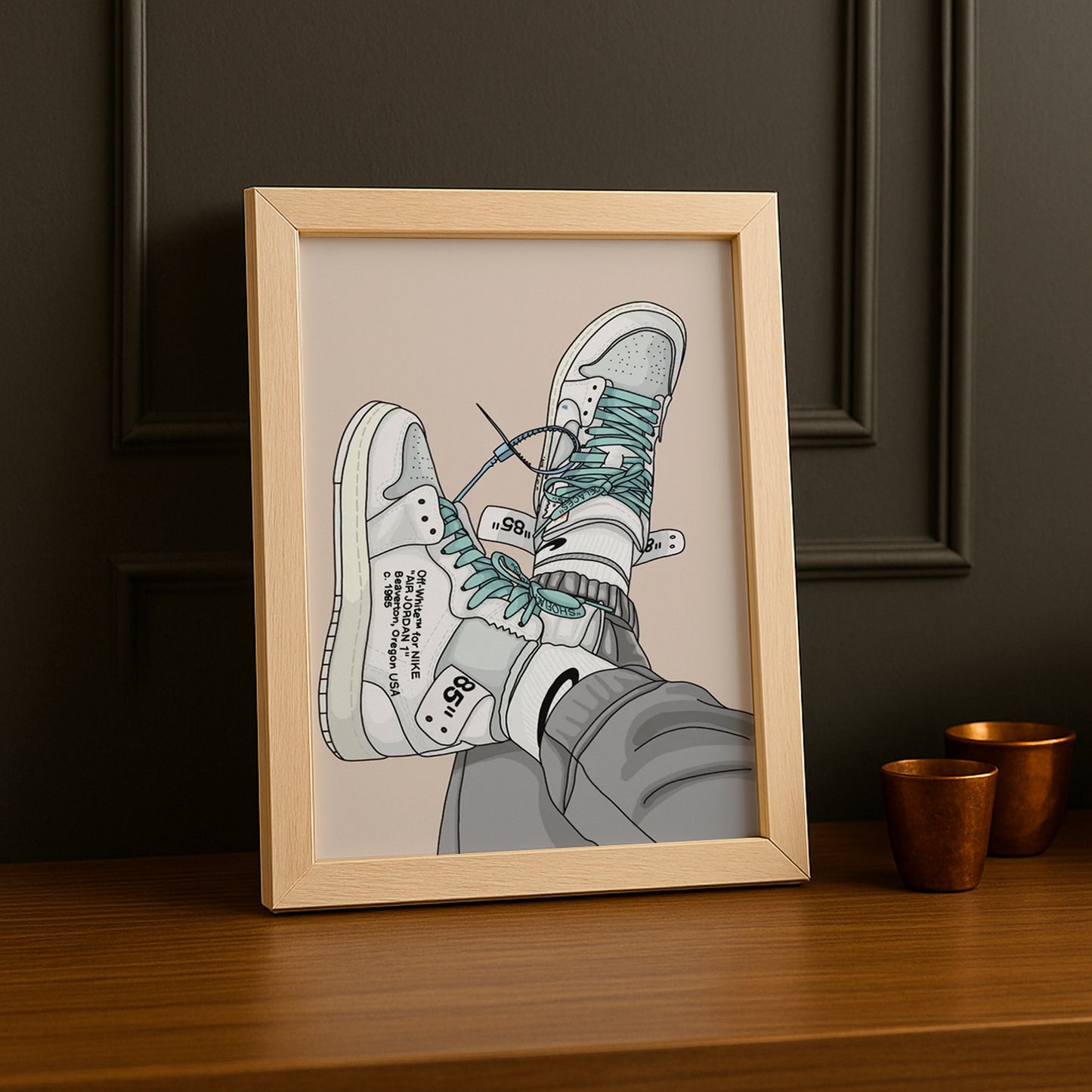 Cadre Photo Nike - Air Jordan Illustration