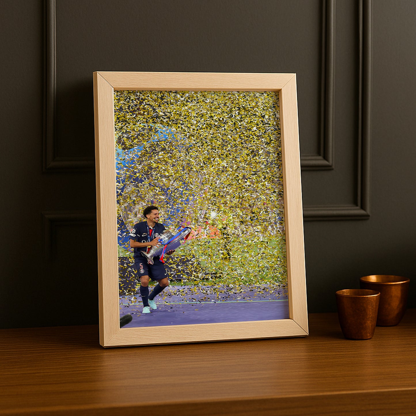 Cadre photo Marquinhos Champions League