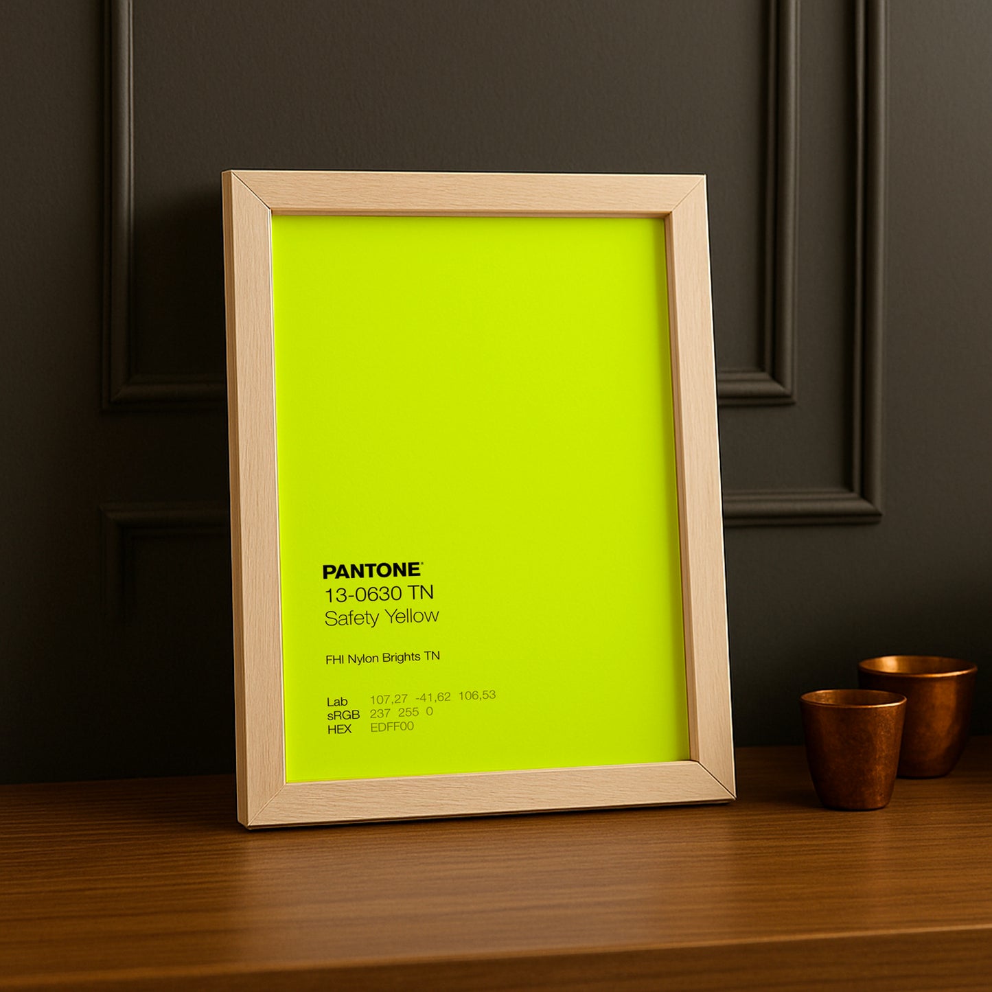 Cadre Photo Pantone - Safety Yellow