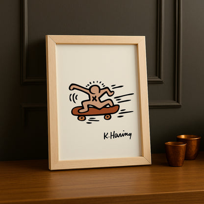 Cadre photo Keith Haring