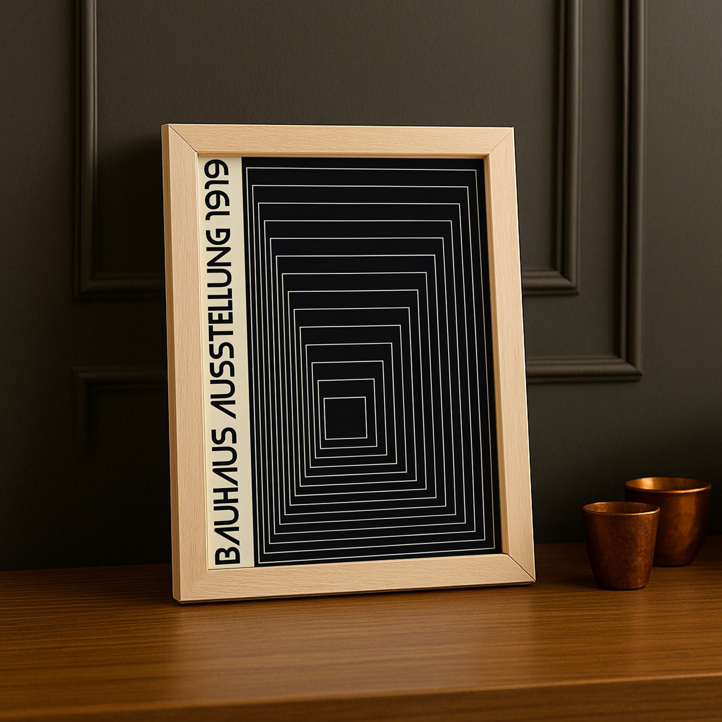 Cadre photo Bauhaus Ausstellung 1919