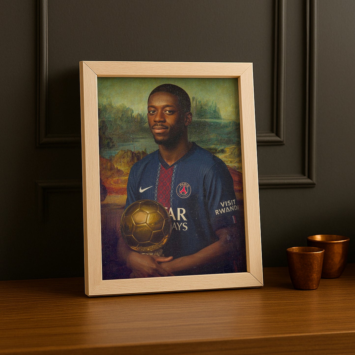 Poster Ousmane Dembélé Ballon d'Or 2025