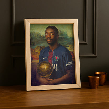 Poster Ousmane Dembélé Ballon d'Or 2025