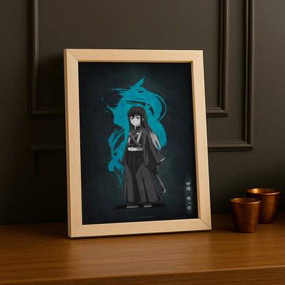 Cadre Photo Demon Slayer - Muichiro Tokito