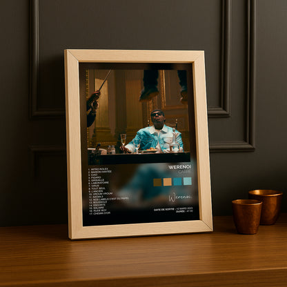 Cadre photo Album Musicaux - Carré de Werenoi