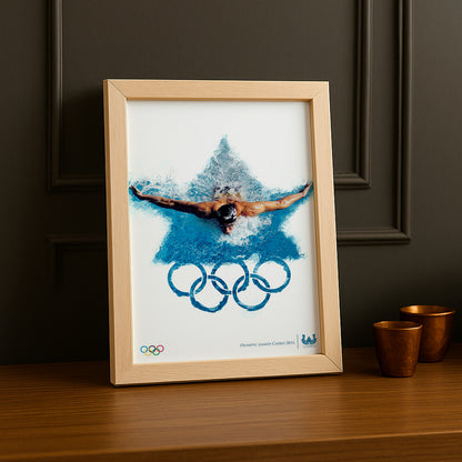 Cadre Photo Natation - Jeux Olympiques