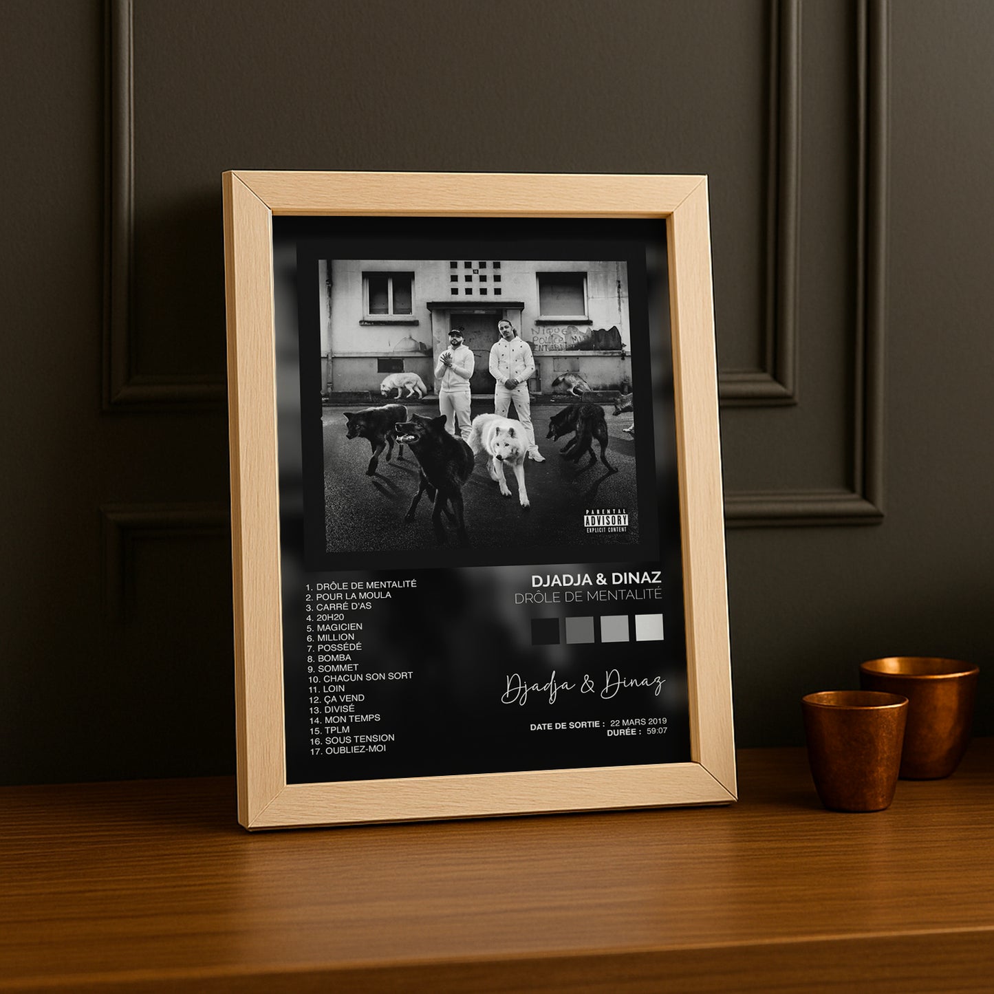 Cadre photo Album - Drôle de Mentalité Djadja & Dinaz