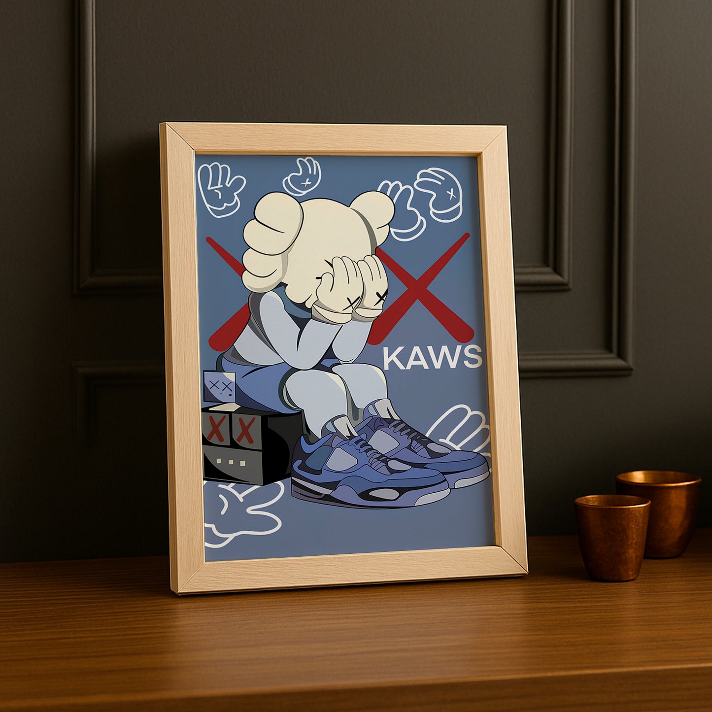 Cadre photo Kaws Jordan