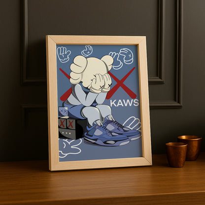 Cadre photo Kaws Jordan