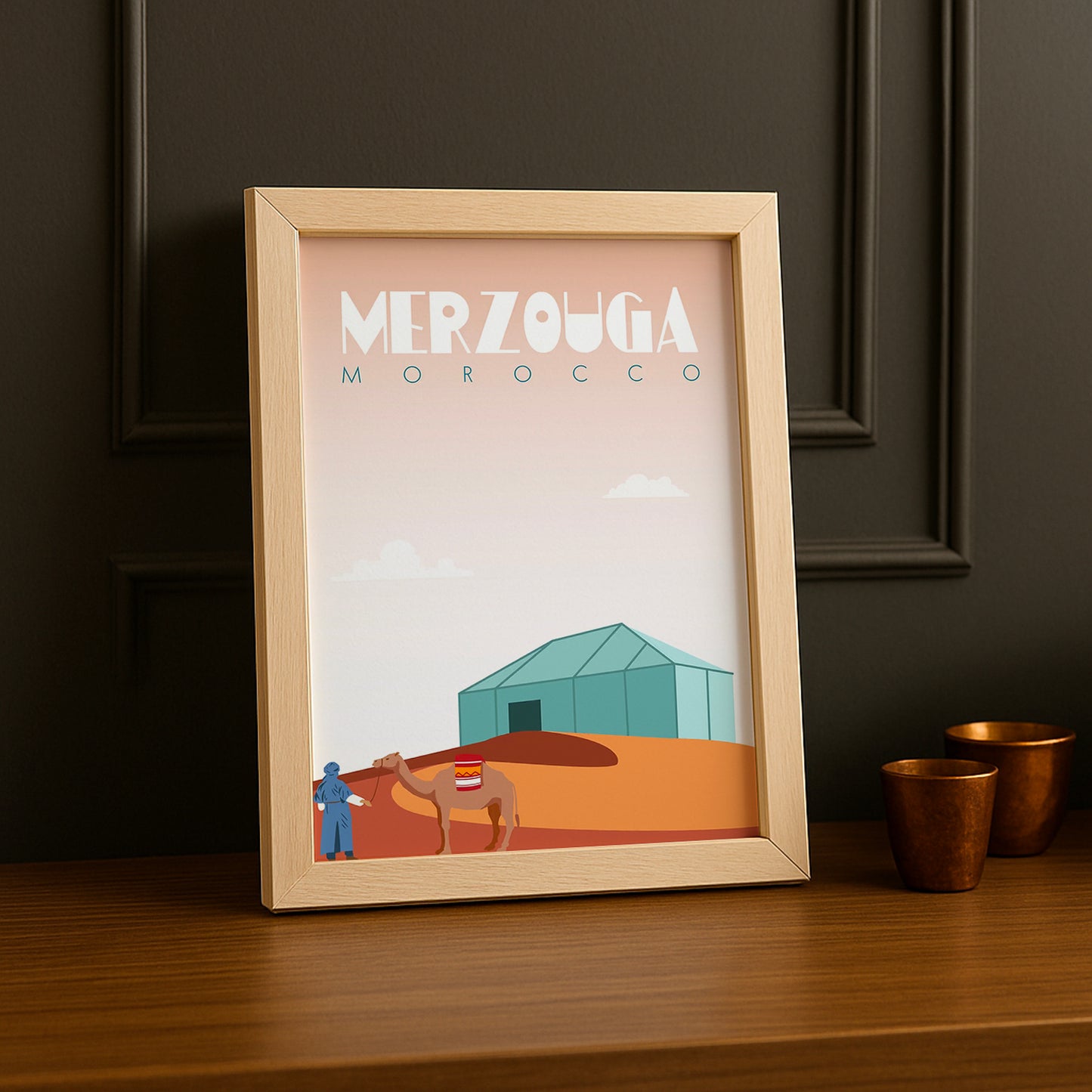 Maroc Merzouga - Cadre photo