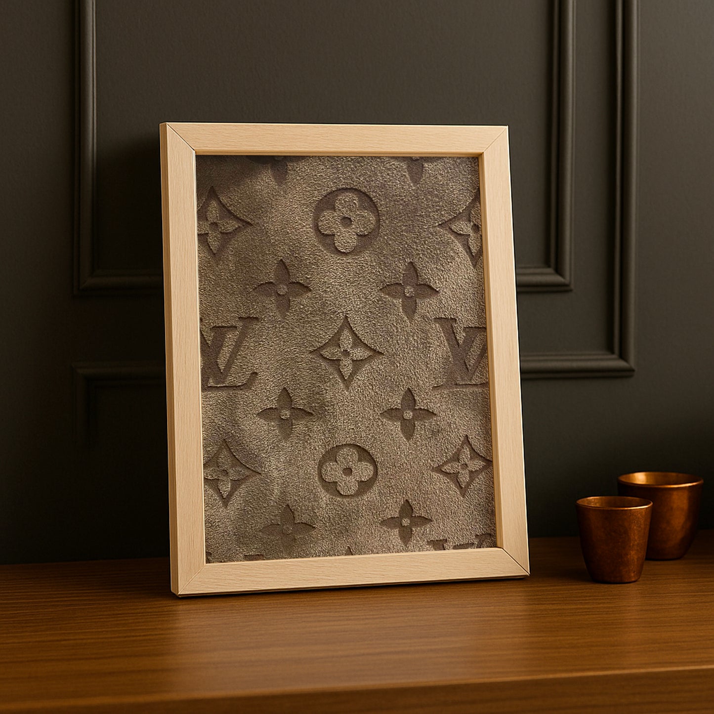 Cadre photo Louis Vuitton Sable motif