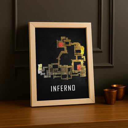 Cadre Photo Counter Strike - Map Inferno