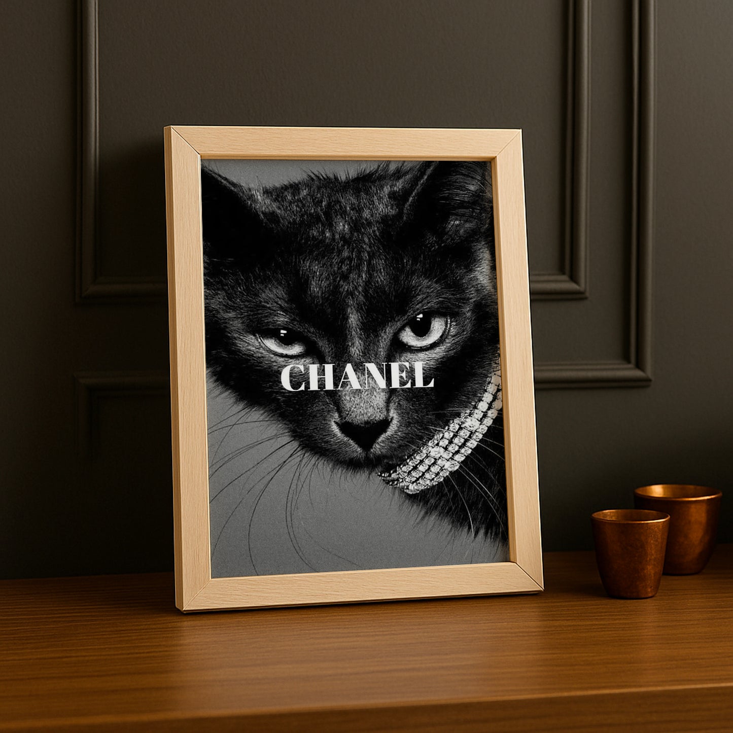 Cadre photo Chanel - Chaton