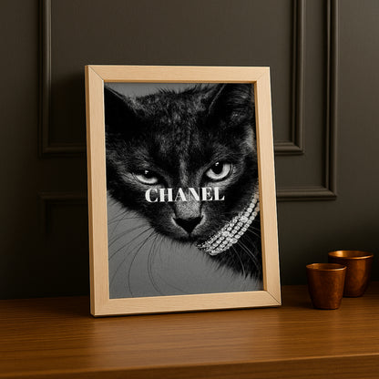 Cadre photo Chanel - Chaton