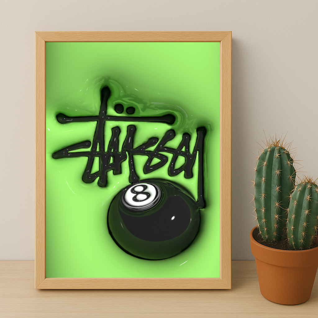Cadre photo Stüssy - 3D Vert