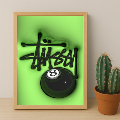 Cadre photo Stüssy - 3D Vert