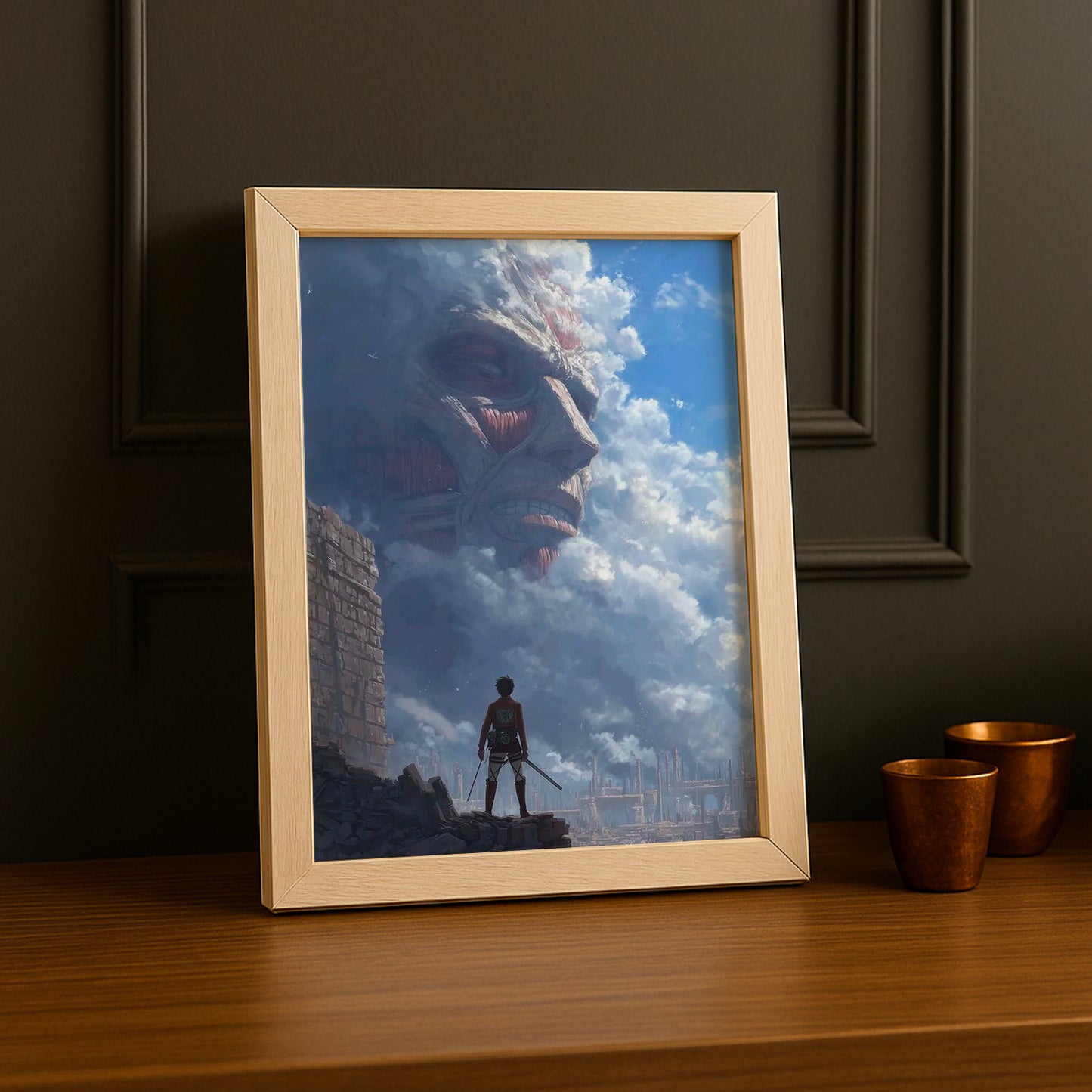 Cadre Photo Attack On Titan - Epic Scene