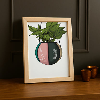 Poster Nike Illustration Vase