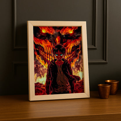 Cadre Photo Attack On Titan - Eren Jäger