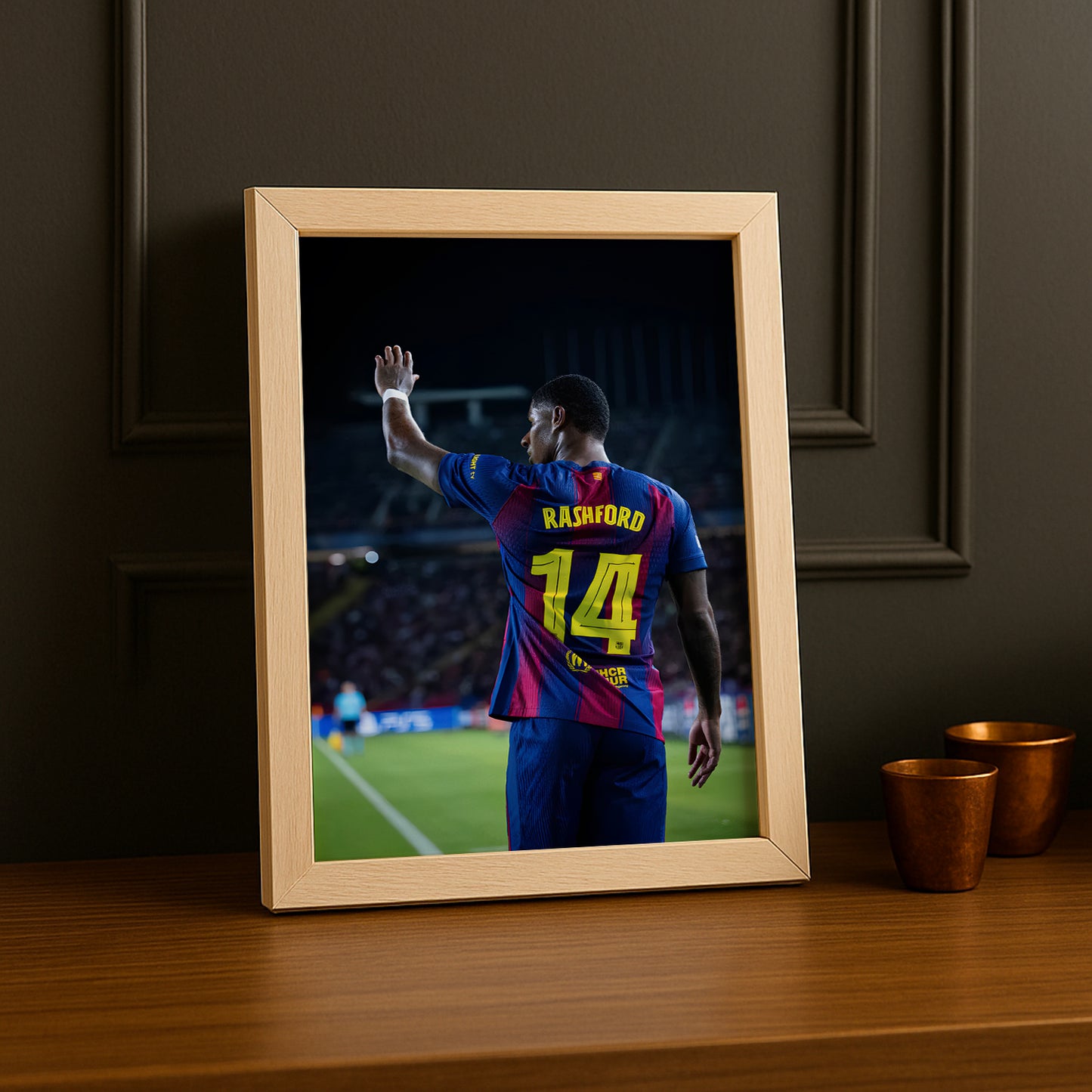 Poster encadrée FC Barcelone - Rashford