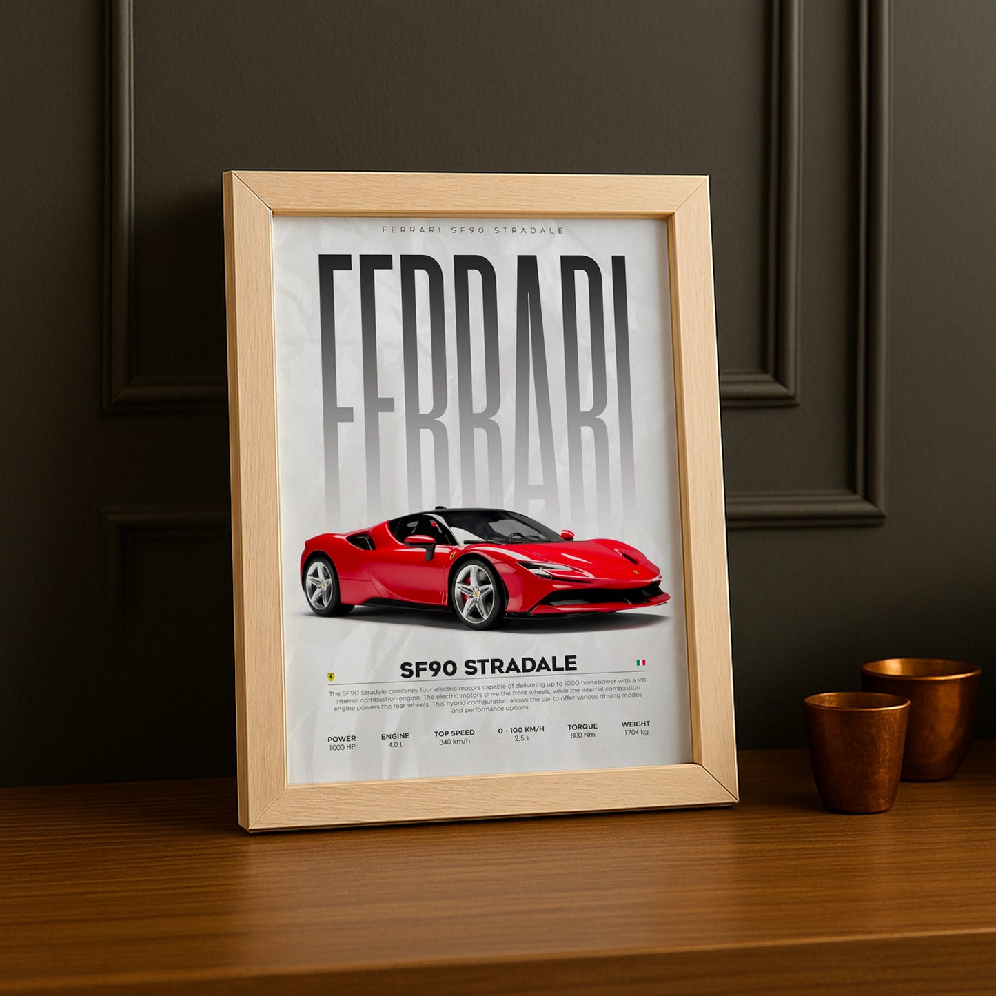 Cadre photo Ferrari SF90 Stradale