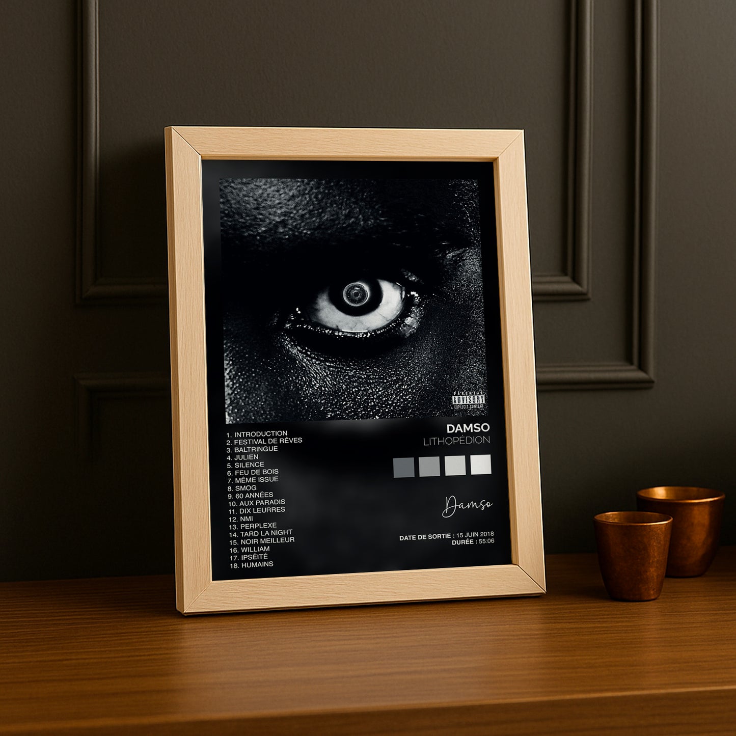 Poster Damso – Lithopédion