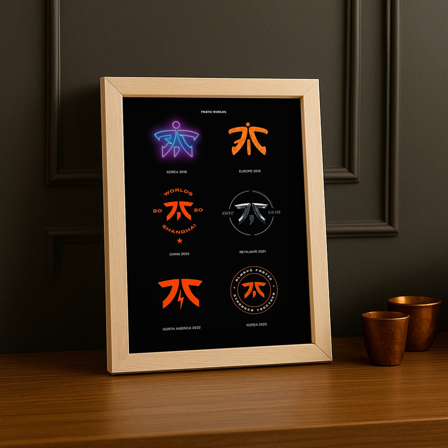 Cadre Photo Fnatic - Logo Évolution