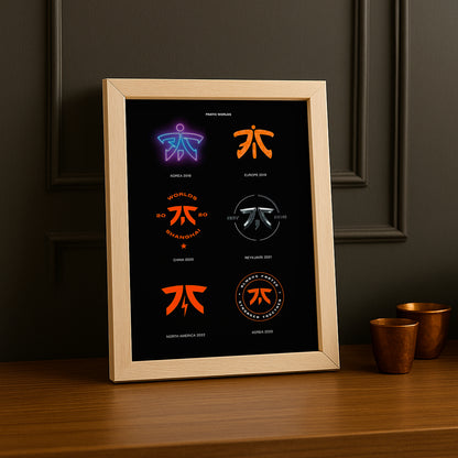 Cadre Photo Fnatic - Logo Évolution