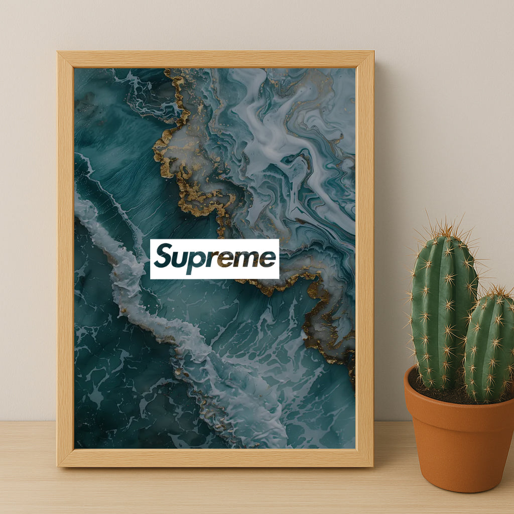 Cadre photo Supreme - Golden Water
