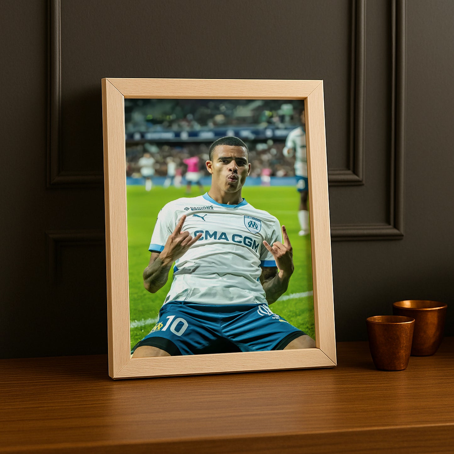 Olympique de Marseille Greenwood - Poster
