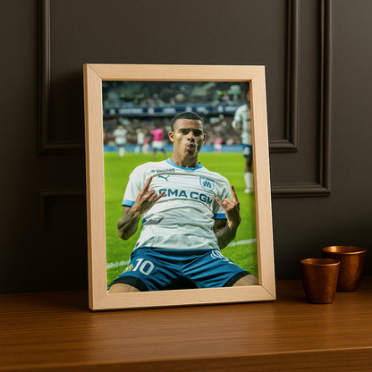 Olympique de Marseille Greenwood - Poster
