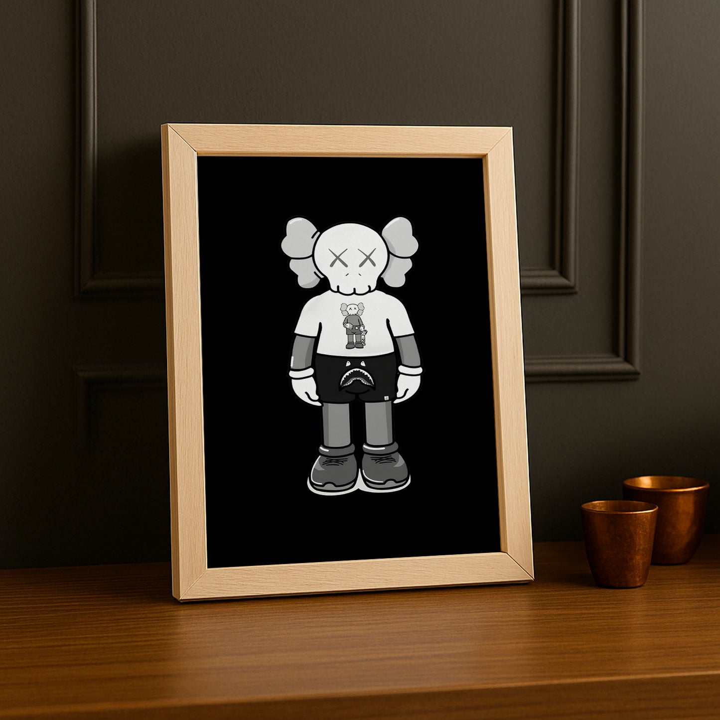 Cadre photo Kaws debout