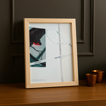 Cadre Photo Prada - Ruban Blanc