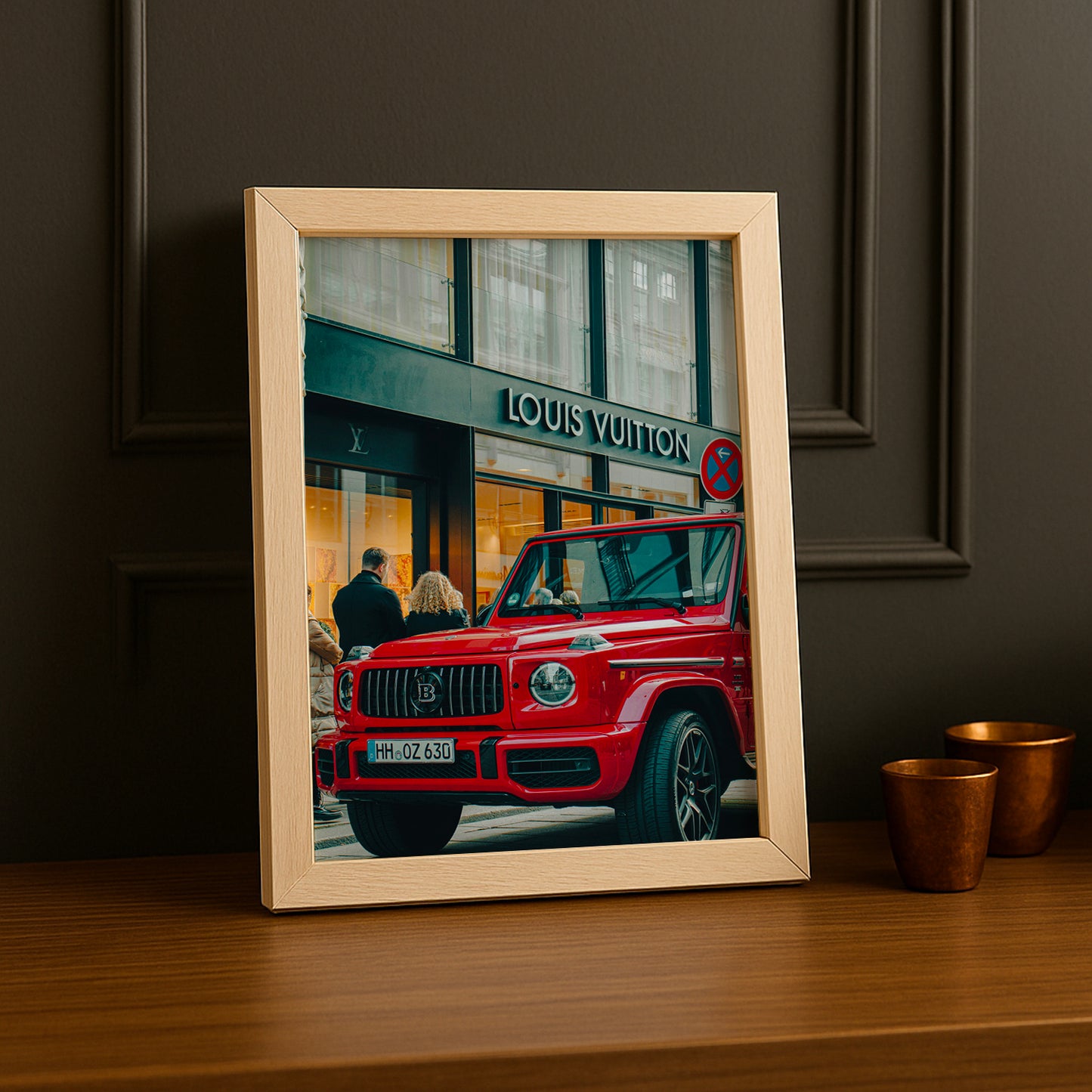 Cadre photo Louis Vuitton x Mercedes Classe G