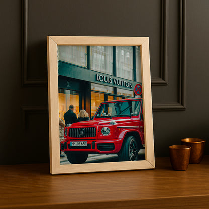 Cadre photo Louis Vuitton x Mercedes Classe G