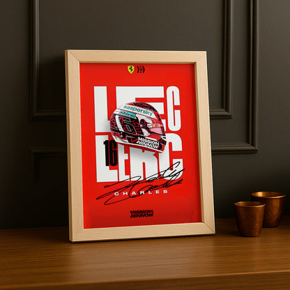 Cadre photo Charles Leclerc Formule 1