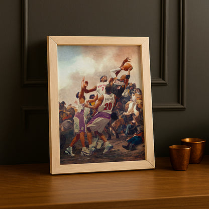 Cadre photo NBA - Art