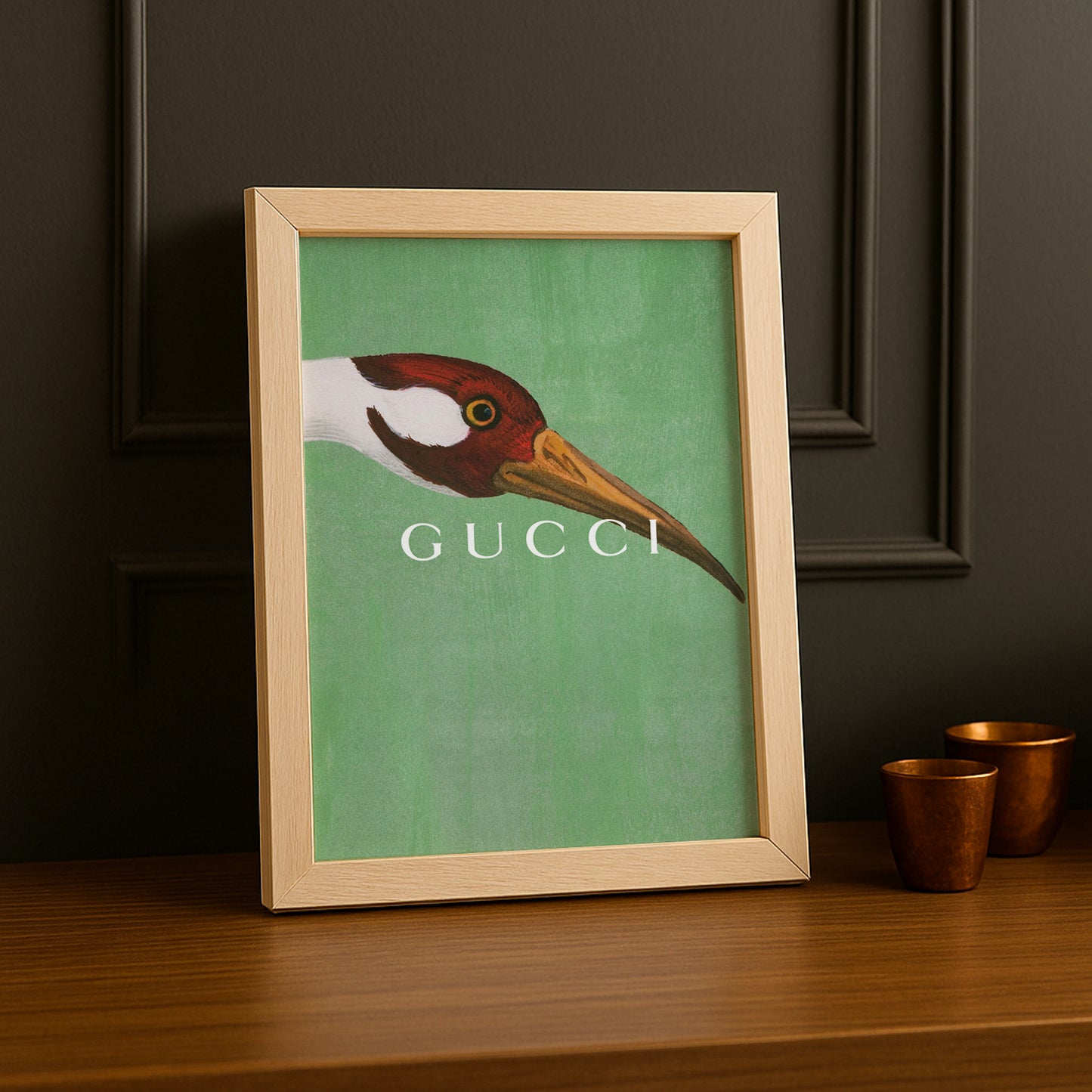 Cadre Photo Gucci - Autruche Vert