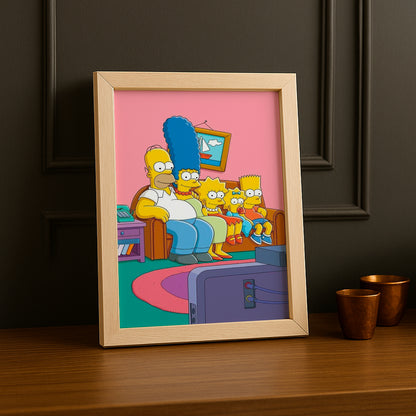Cadre Photo Les Simpsons - Canapé