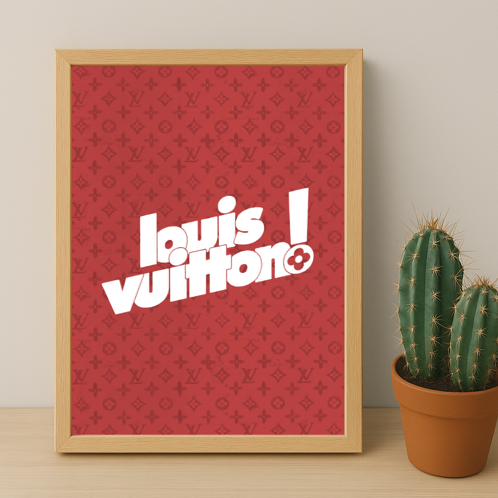 Cadre photo Louis Vuitton Red