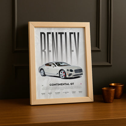 Cadre photo Bentley Continental GT