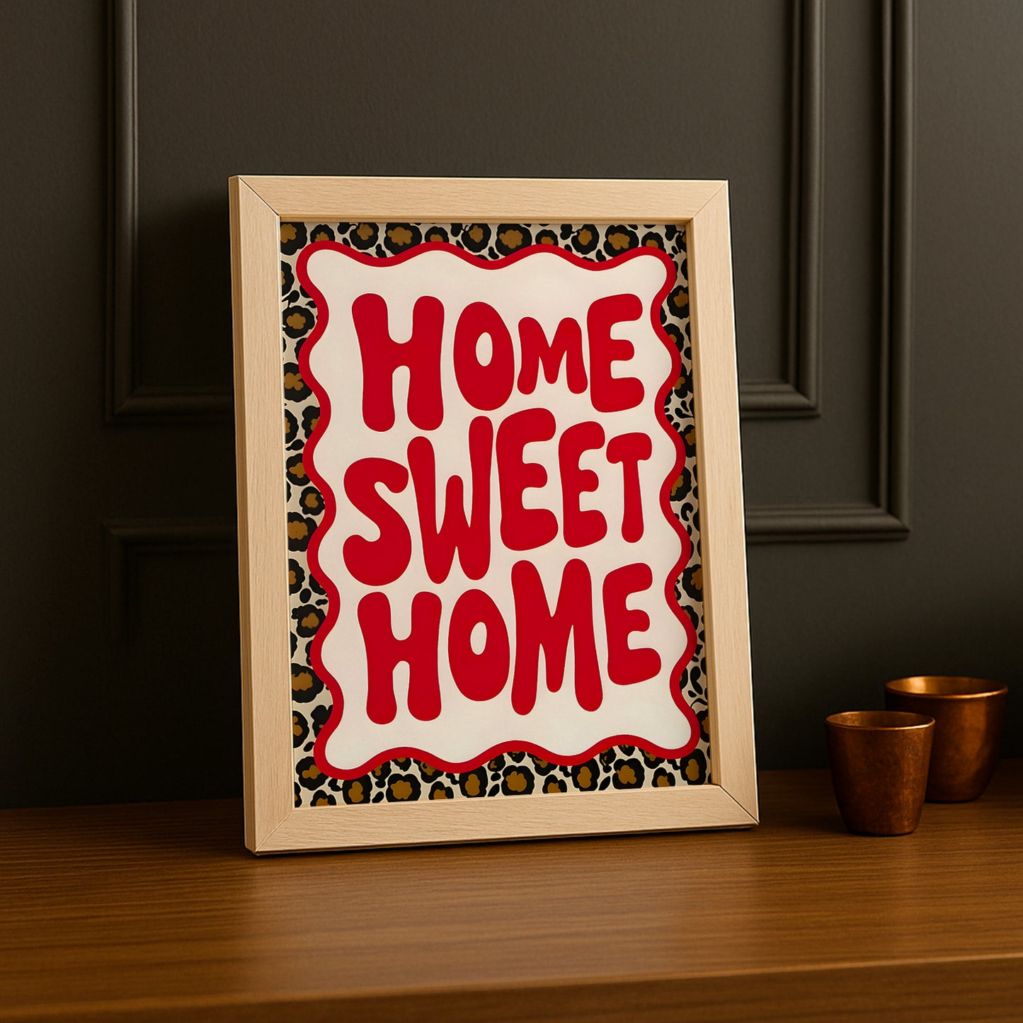 Cadre photo Citation - Home Sweet Home