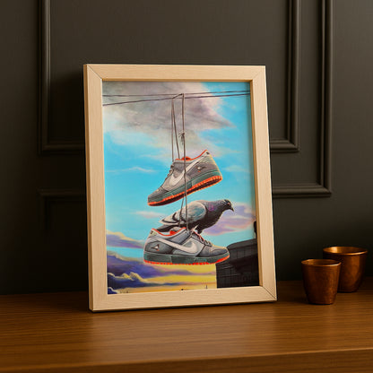 Cadre photo Jeff Staple x Nike Dunk Low SB Pro Pigeon