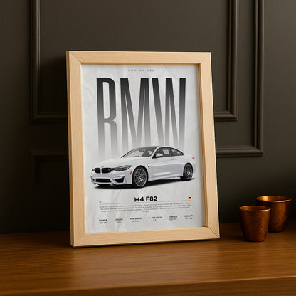 Cadre photo BMW M4 F82
